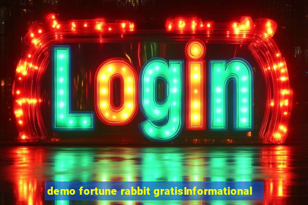 demo fortune rabbit gratisInformational